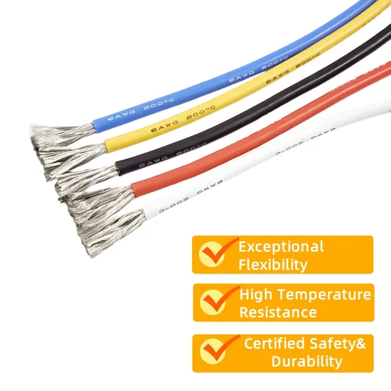 High Temperature Flame Retardant Ultra-Soft Silicone Cable