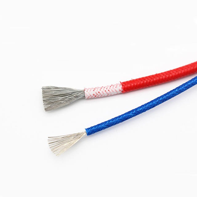 UL3122 Stranded Electrical Wire Insulated Silicone Rubber Cable With Tin Copper Fiberglass Braided Shield Heating Applications - Image 3
