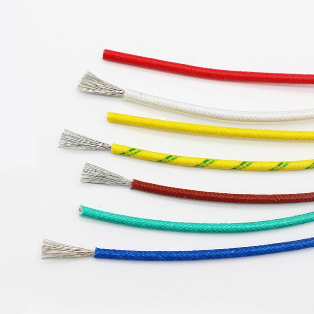 UL3122 Stranded Electrical Wire Insulated Silicone Rubber Cable With Tin Copper Fiberglass Braided Shield Heating Applications - Image 2